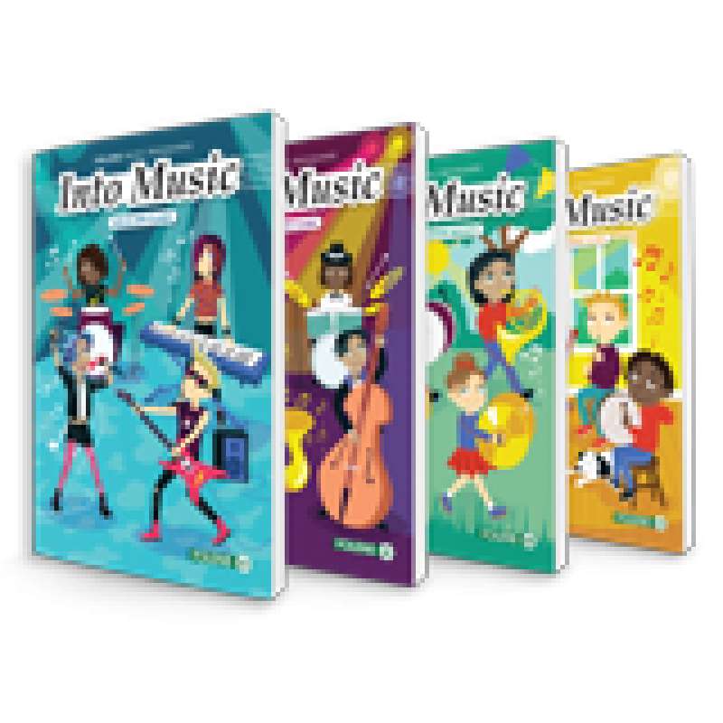 Into Music | Primary Music programme book covers Junior Infants - 6th Class Folens