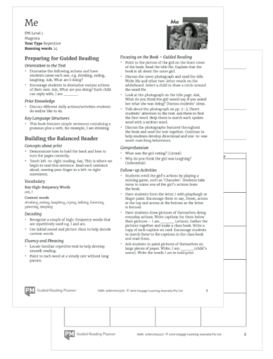 PM Guided Reading Planner | Customisable Teacher's Notes | Folens Literacy
