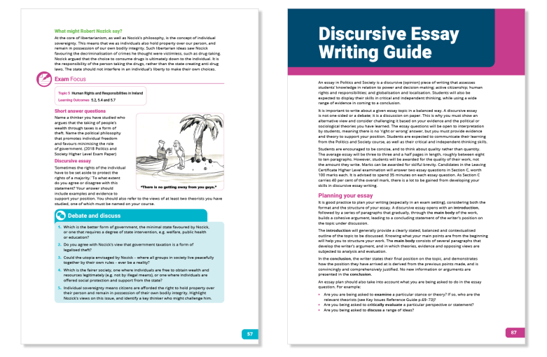 Theories in Action supports discursive essay writing on 17 Key thinkers