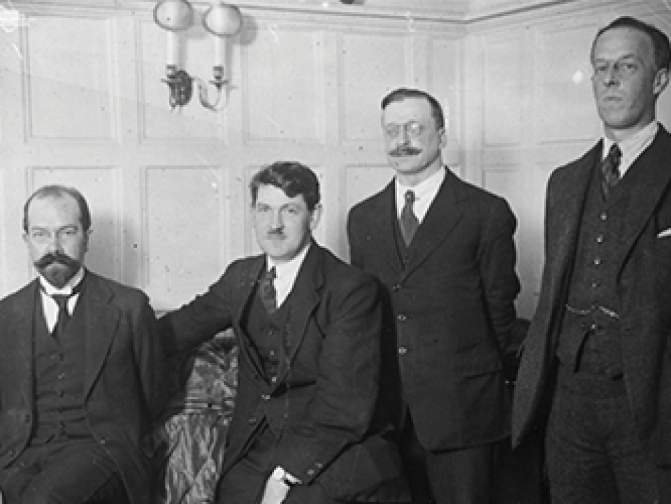 Members of the Irish Treaty negotiation team