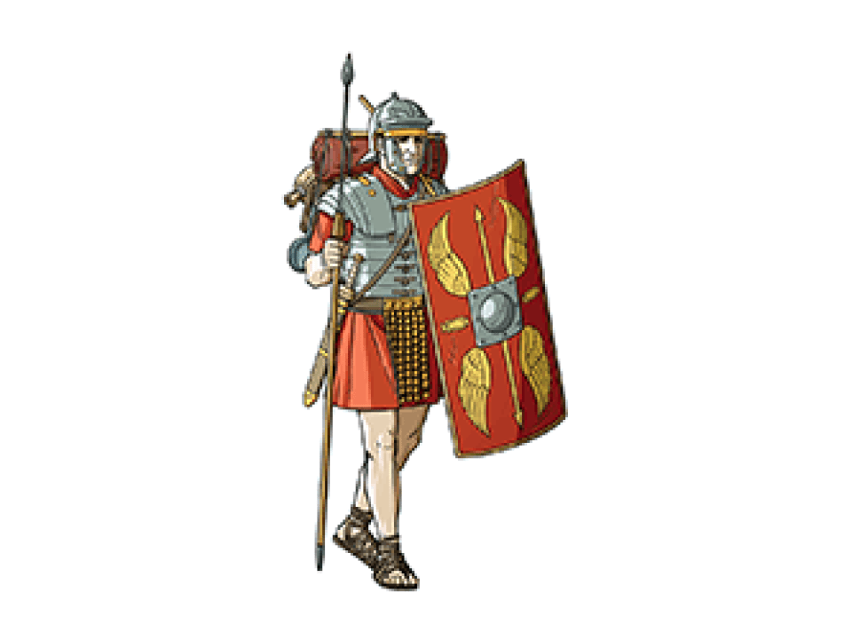 A Roman legionary