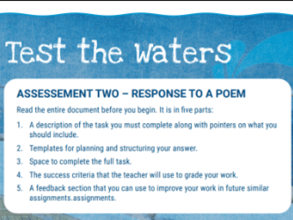 Assessment 2: Poetry