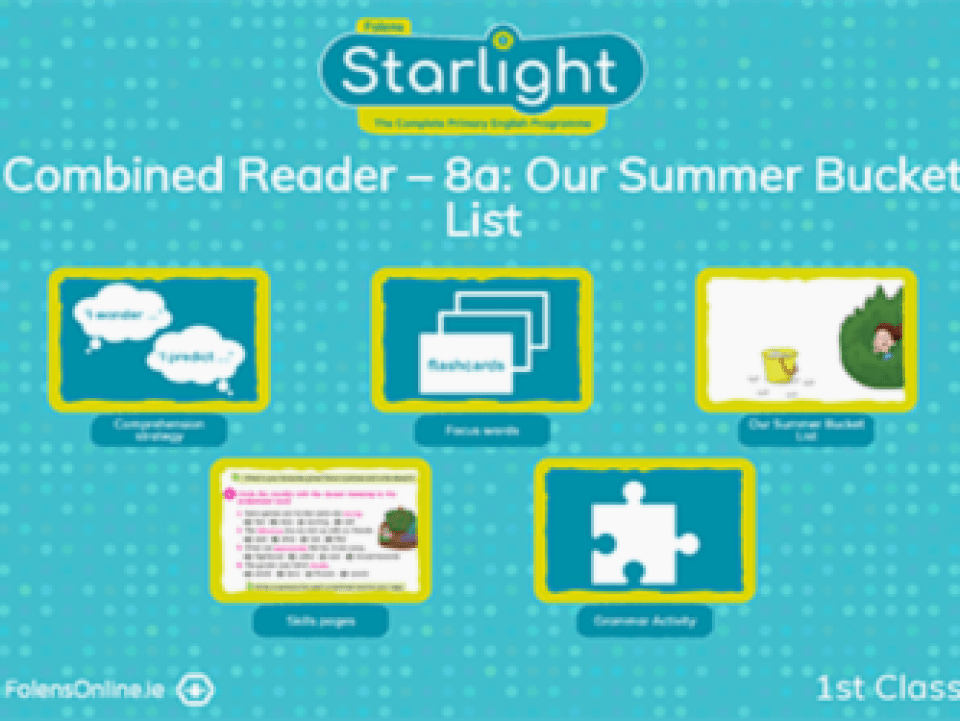 Combined Reader: 8b – Our Summer Bucket List