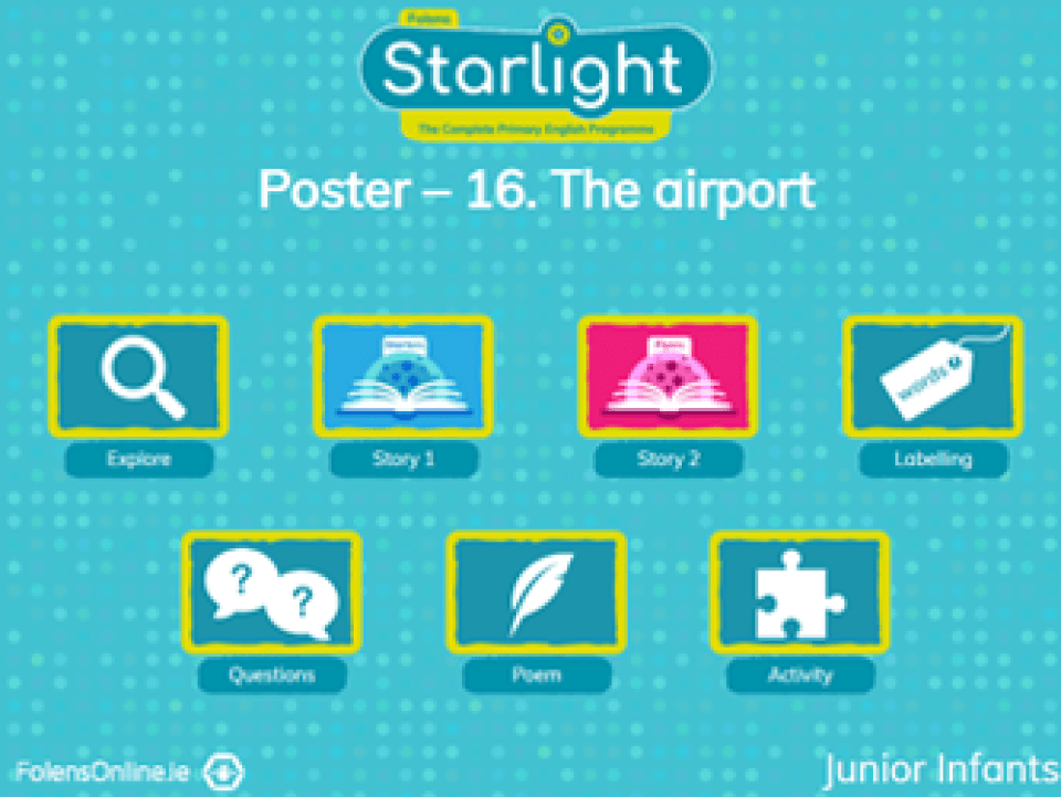 Oral language poster: Poster - 16. The Airport