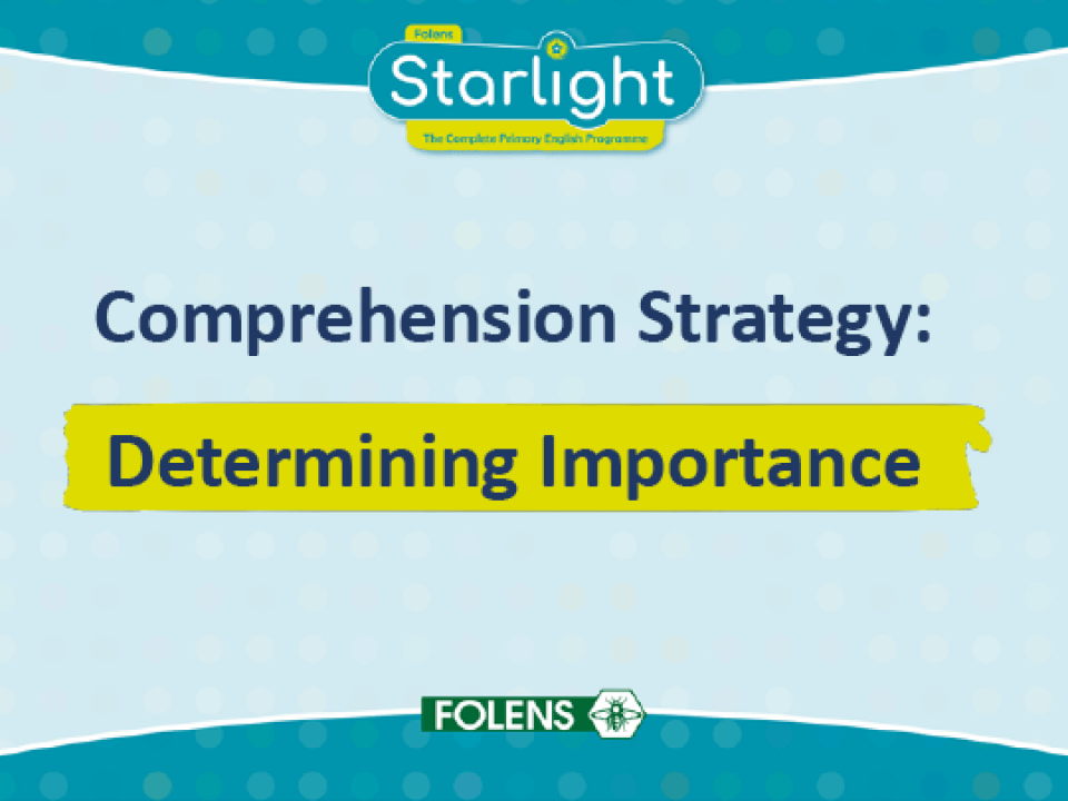 Comprehension Strategy: Unit 1 - Determining Importance
