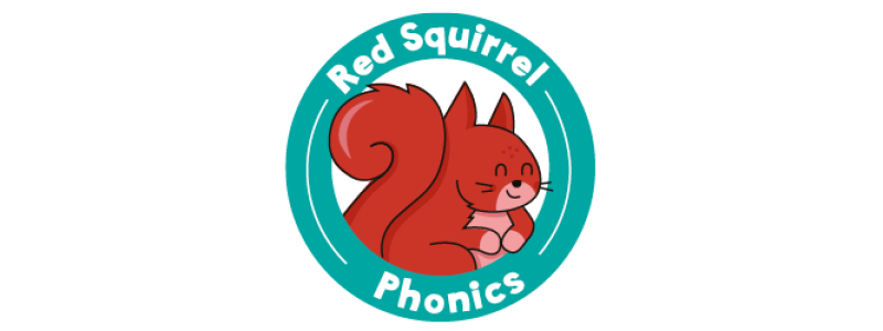 Red Squirrel Phonics logo | Folens Literacy